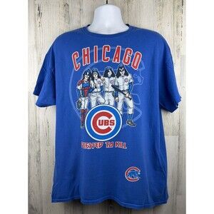 Liquid Blue Chicago Cubs MLB Kiss Dressed to Kill T-Shirt XL (23”x28”)